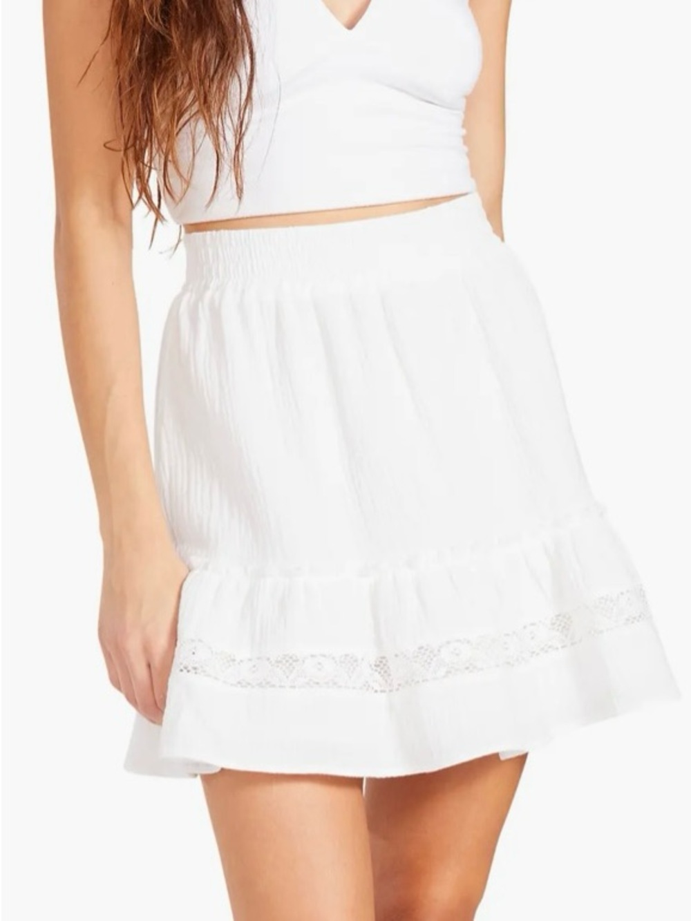 BB Dakota Rosalita Skirt lace gauze skirt NWT